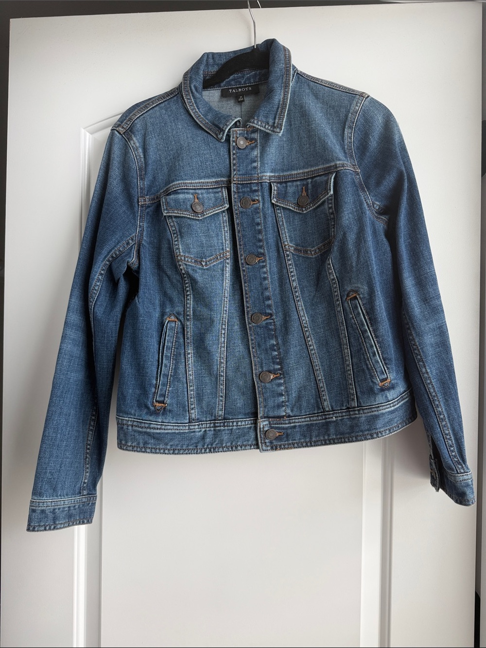 Talbots Dark Blue Denim Jacket
